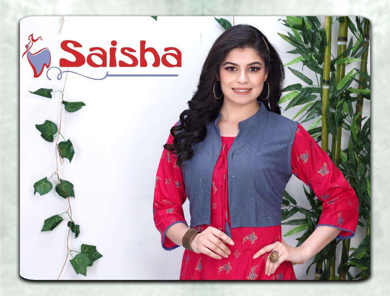 beauty queen saisha series 5001-5008 14 kg rayon kurti 