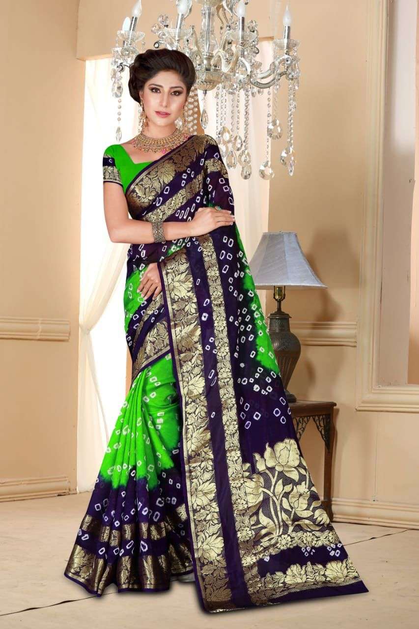 BT-14 KAMAL PALLU DESIGNER ART SILK SAREE S