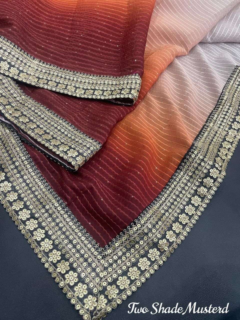 BT-16 DESIGNER HEAVY VICHITRA SILK CROCHET SAREE 