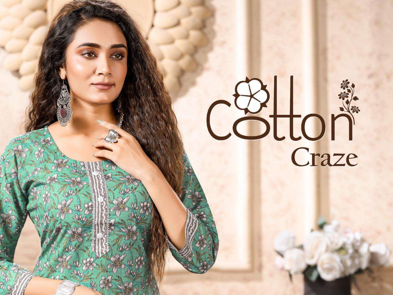 cotton craze series 101-106 heavy cotton kurti 