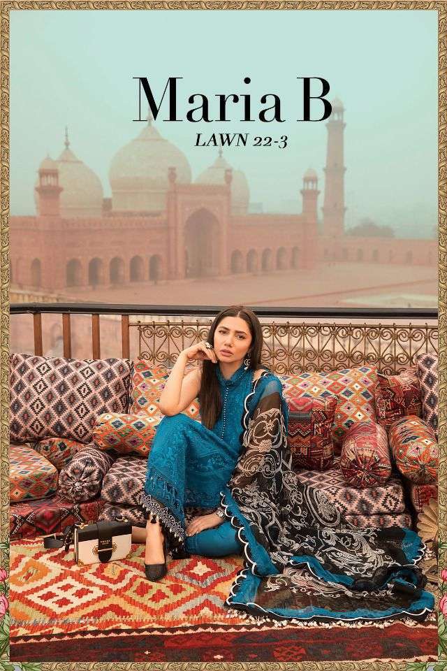 deepsy maria b lawn 22 vol 3 series 1591-1596 pure cotton suit 