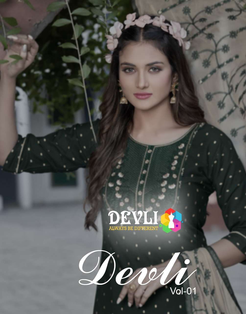 Devli devli vol 1 series 1001-1006 14 kg rayon readymade suit 