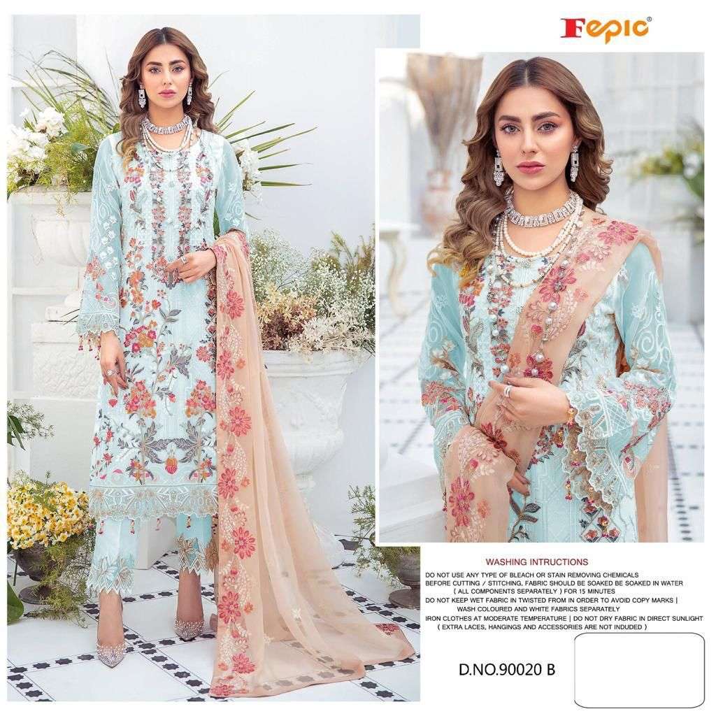 FEPIC ROSEMEEN 90020 DESIGNER GEORGETTE SUIT 