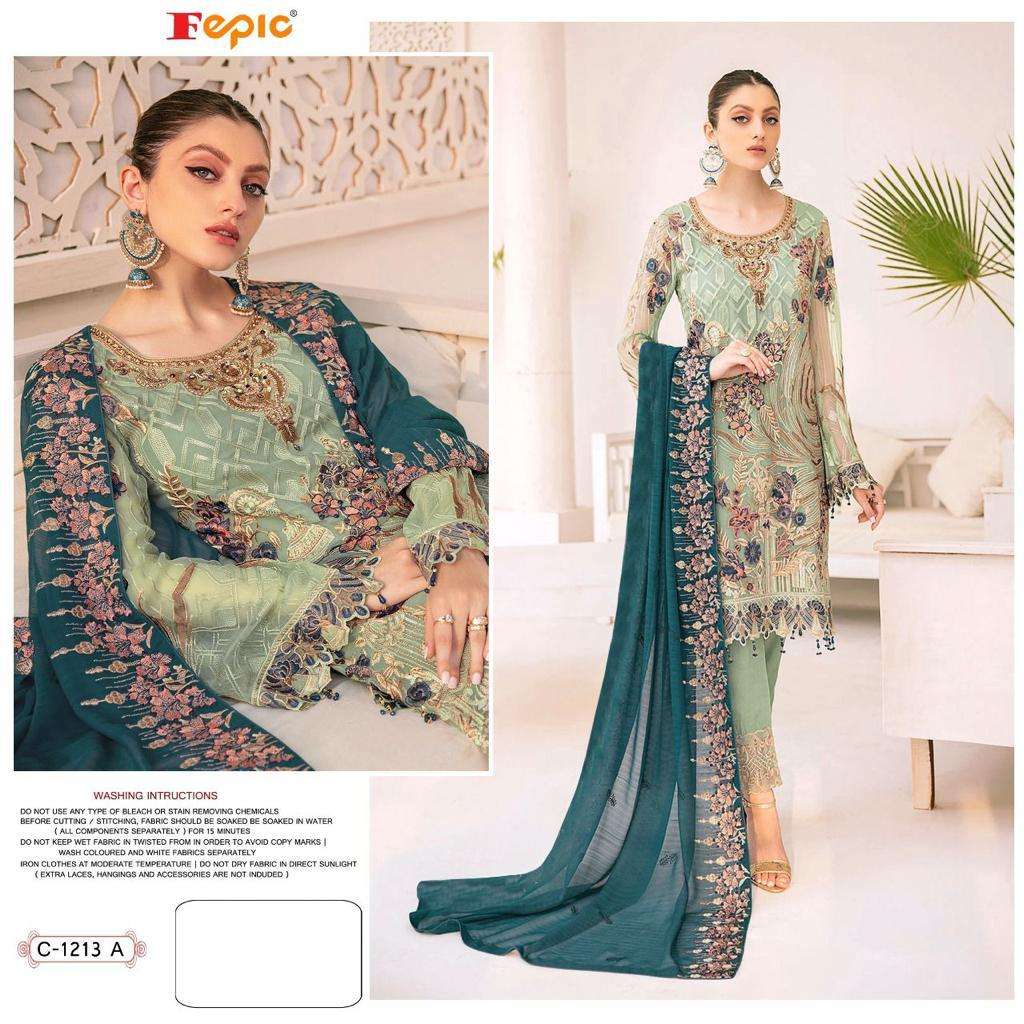 FEPIC ROSEMEEN C 1213 DESIGNER GEORGETTE SUIT 