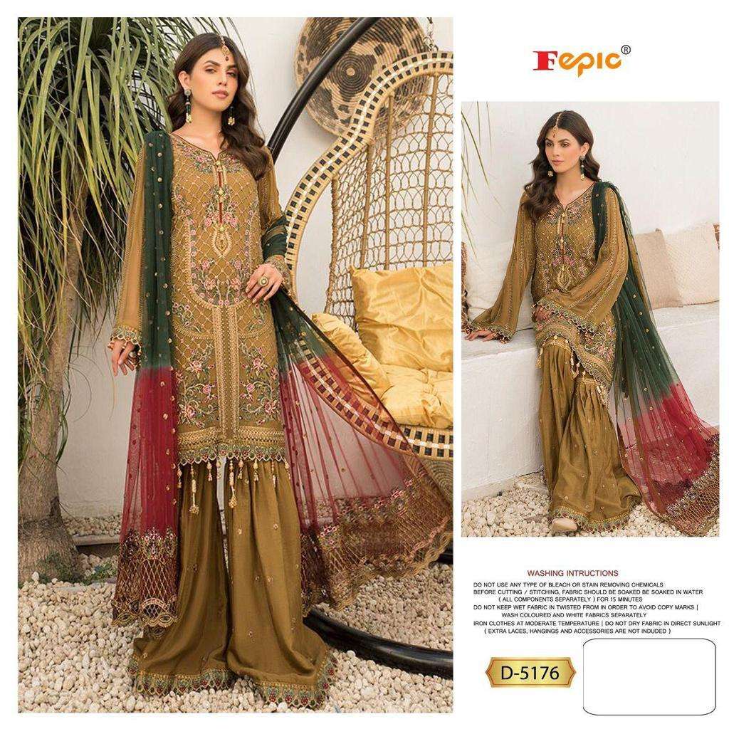 FEPIC ROSEMEEN C 5176 DESIGNER GEORGETTE SUIT 