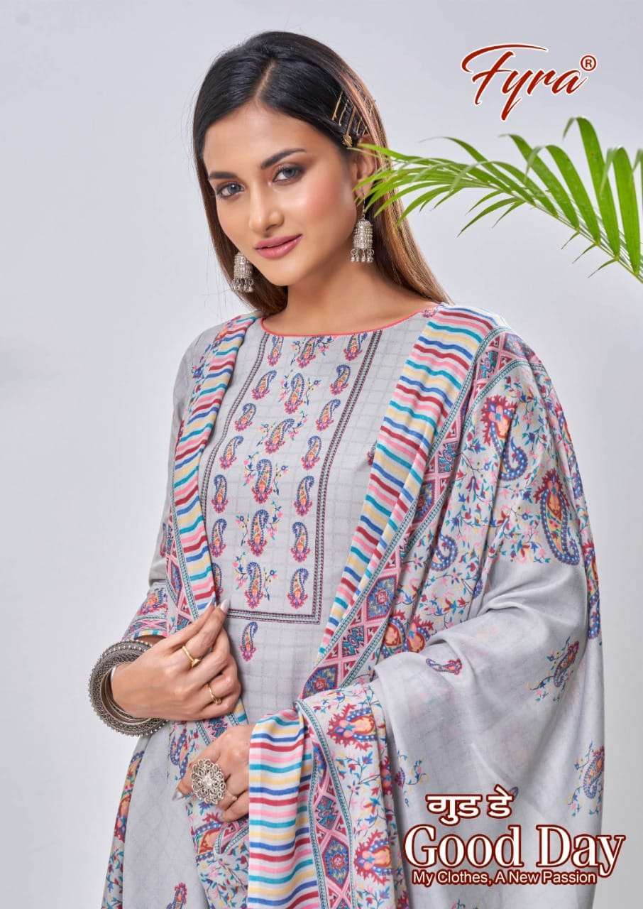 fyra good day series 925001-925010 pure soft cotton suit 