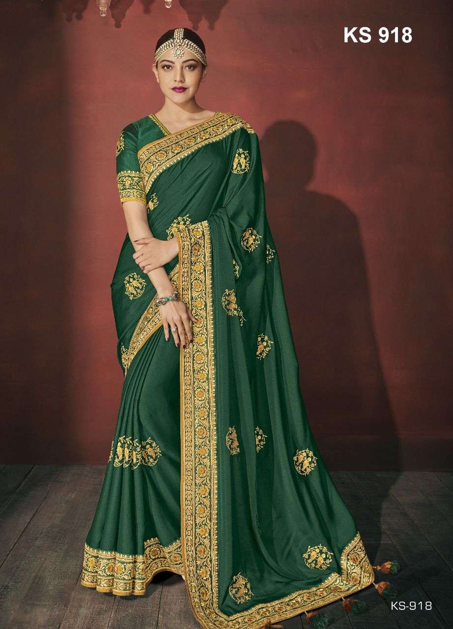 KIMORA MIX DESIGN DESIGNER PURE SOFT SILK SAREE 