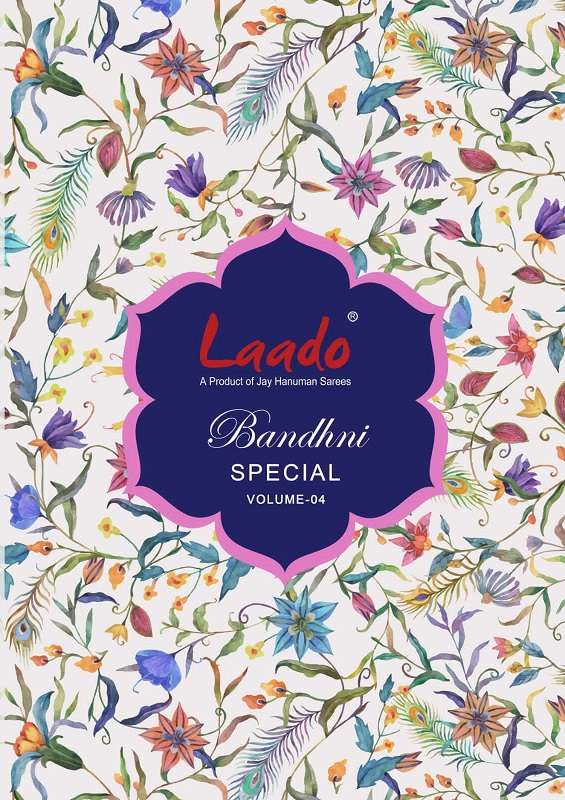 Laado Bandhani Vol-4 series 4001-4010 pure cotton suit 