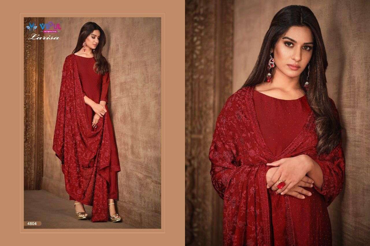 LARISA DESIGNER TWO TONE GEORGETTE SUIT 