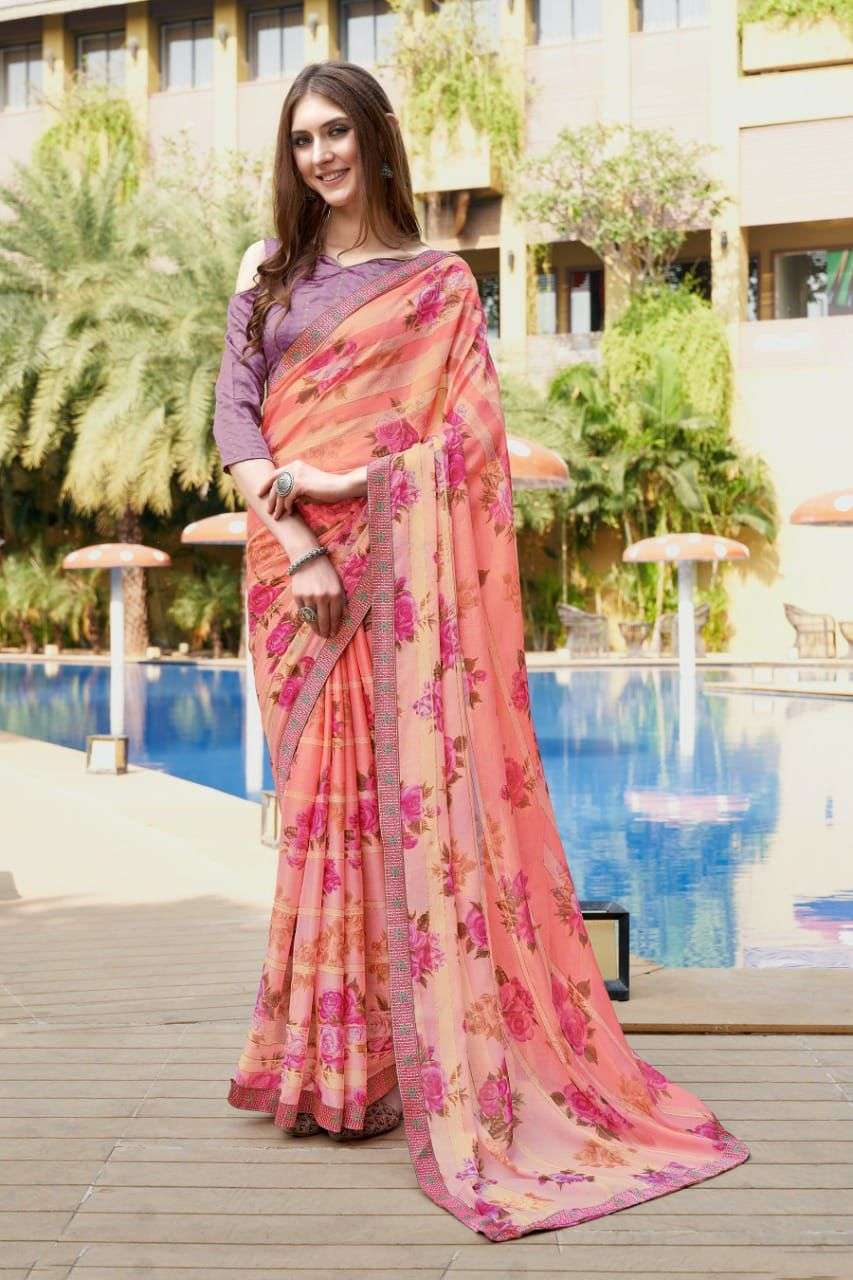 MISRI DESIGNER CHIFFON SAREE 