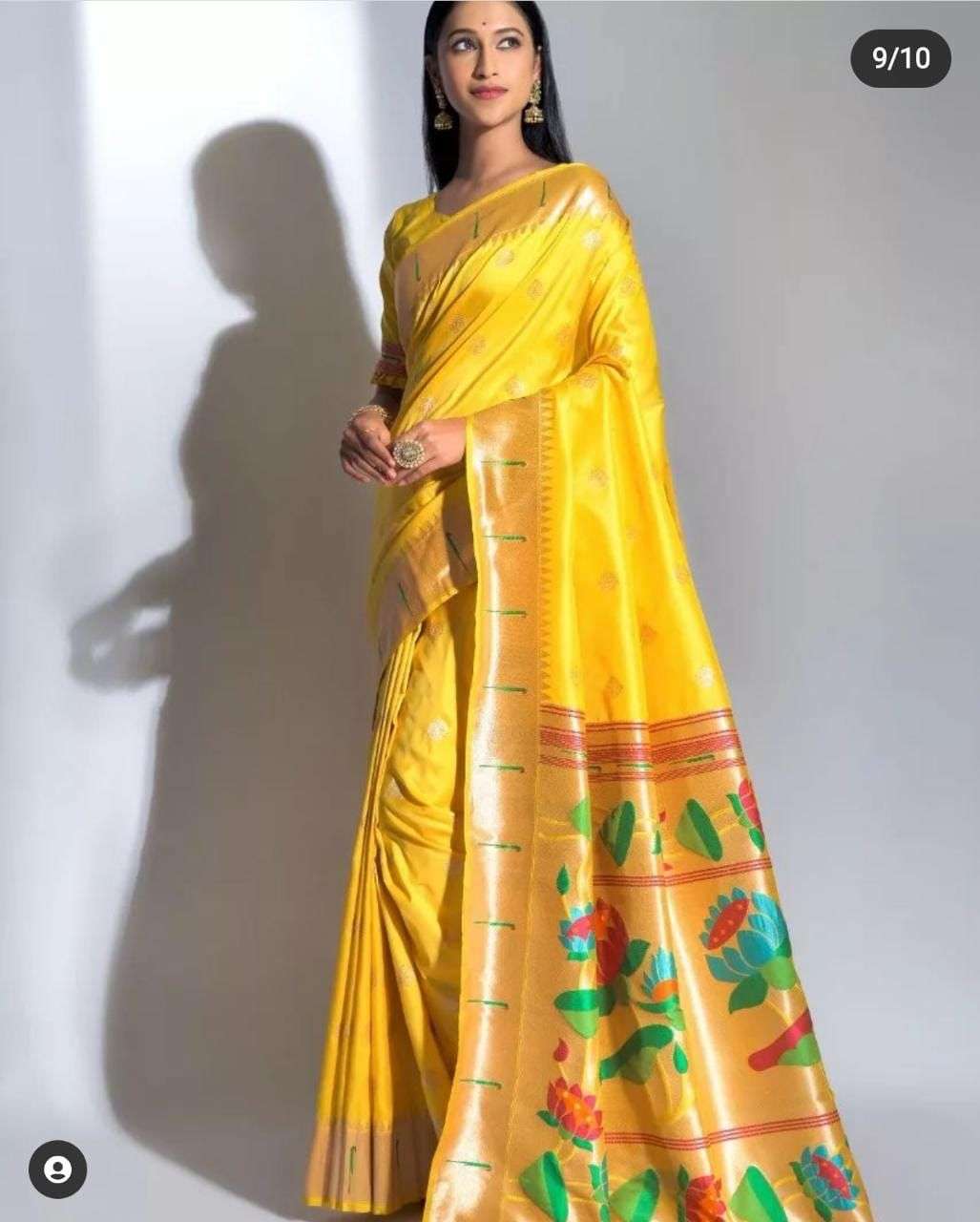 PAITHANI SILK DESIGNER SOFT SILK PAITHANI DEMANDING SAREE 