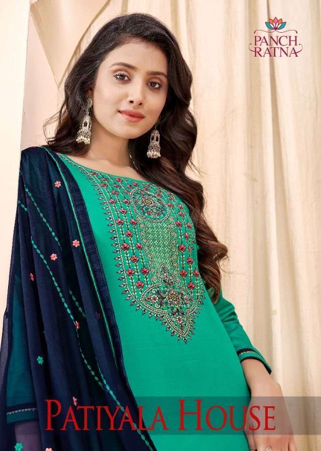 panch ratna patiyala house series 11921-11925 pure jam silk suit 