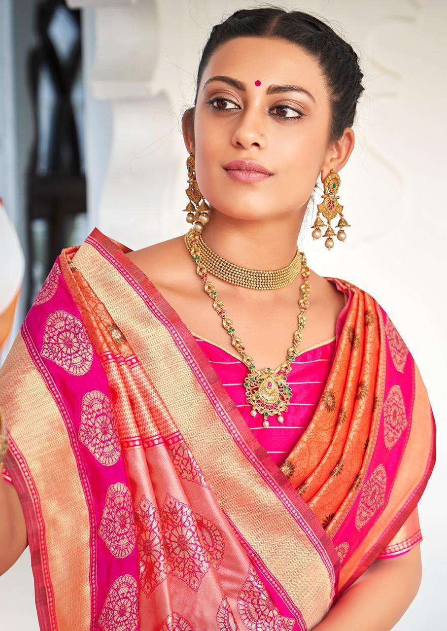 revanta creation sanchita series 1001-1005 pure silk saree