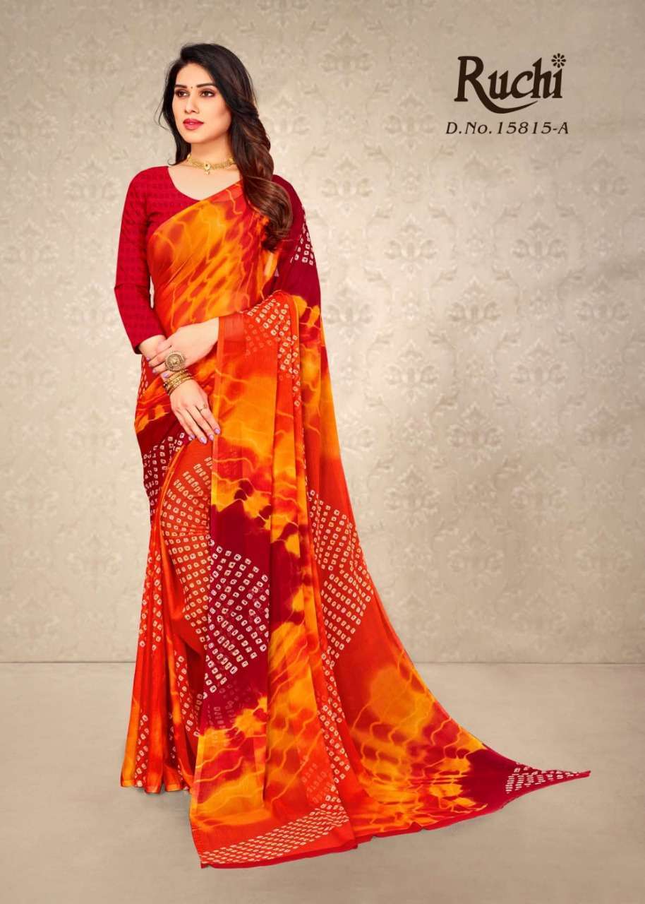 ruchi star chiffon 15815 chiffon printed saree