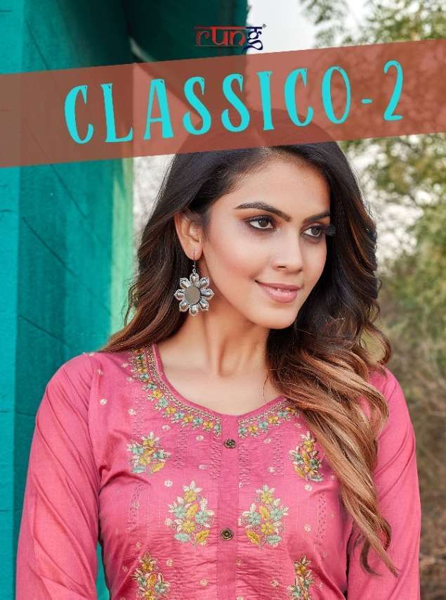 rung classico vol 2 series 01-08 heavy modal silk kurti 