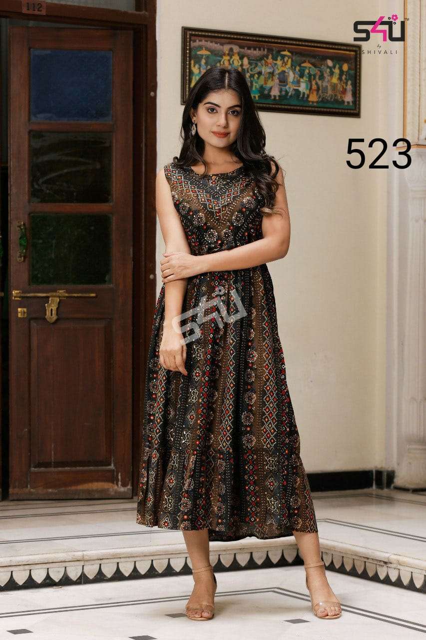 s4u 523 design combo set of simple kurti at best rate