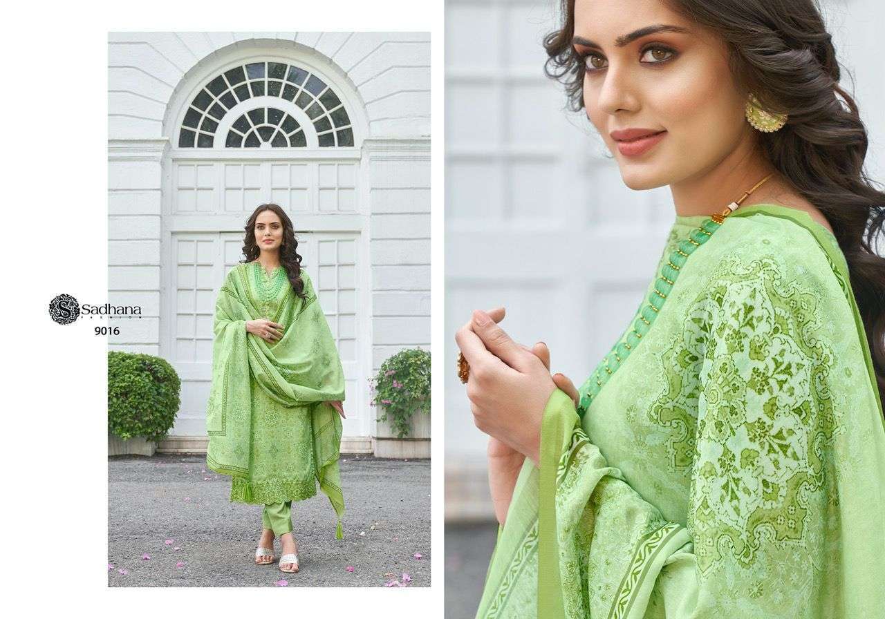 sadhana fashion noor e mohabat series 9011-9020 pure jam silk suit 