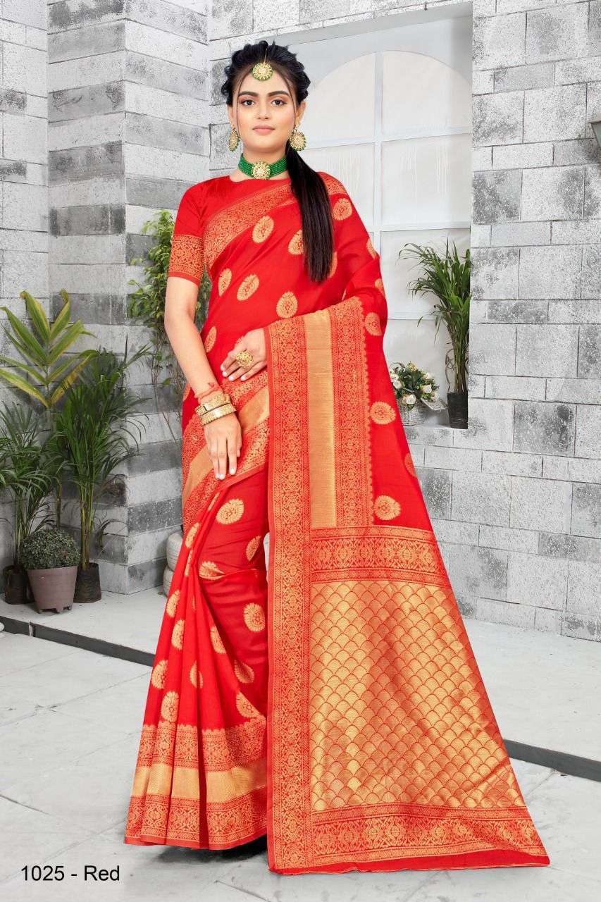 santraj texo fab 1025 design silk sarees