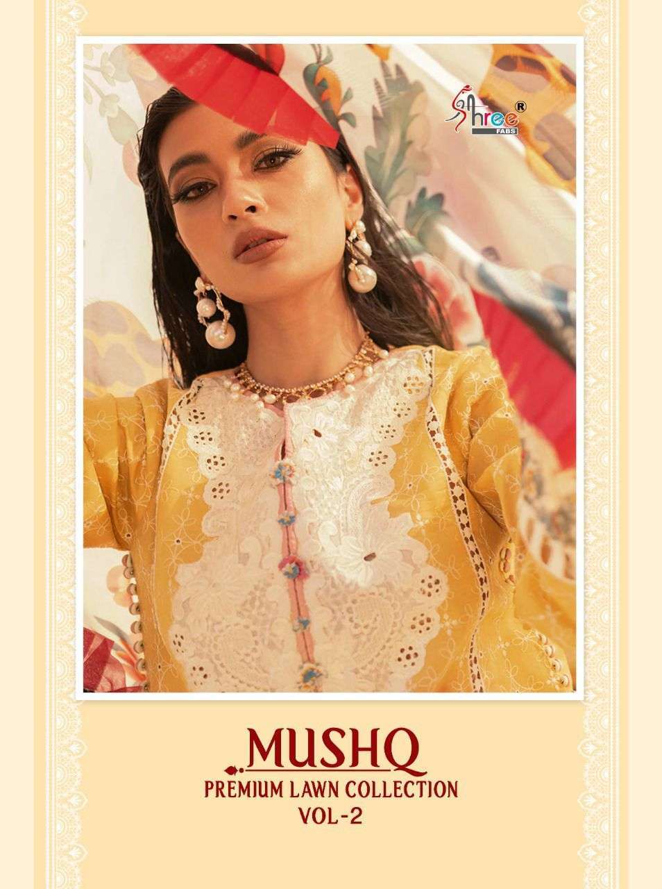 shree fabs mushq premium lawn vol 2 series 2170-2173 cotton suit