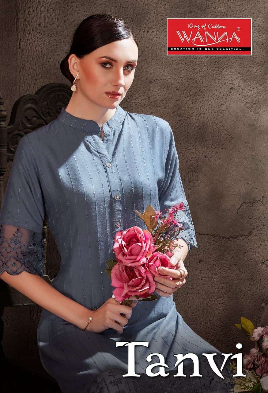 wanna tanvi series 2901-2906 finest quality of rayon kurti 