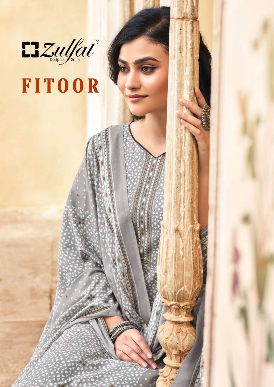 zulfat fitoor series 422001-422010 pure cotton suit