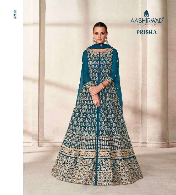 AASHIRWAD PRISHA DESIGNER BUTTERFLY NET SUIT 