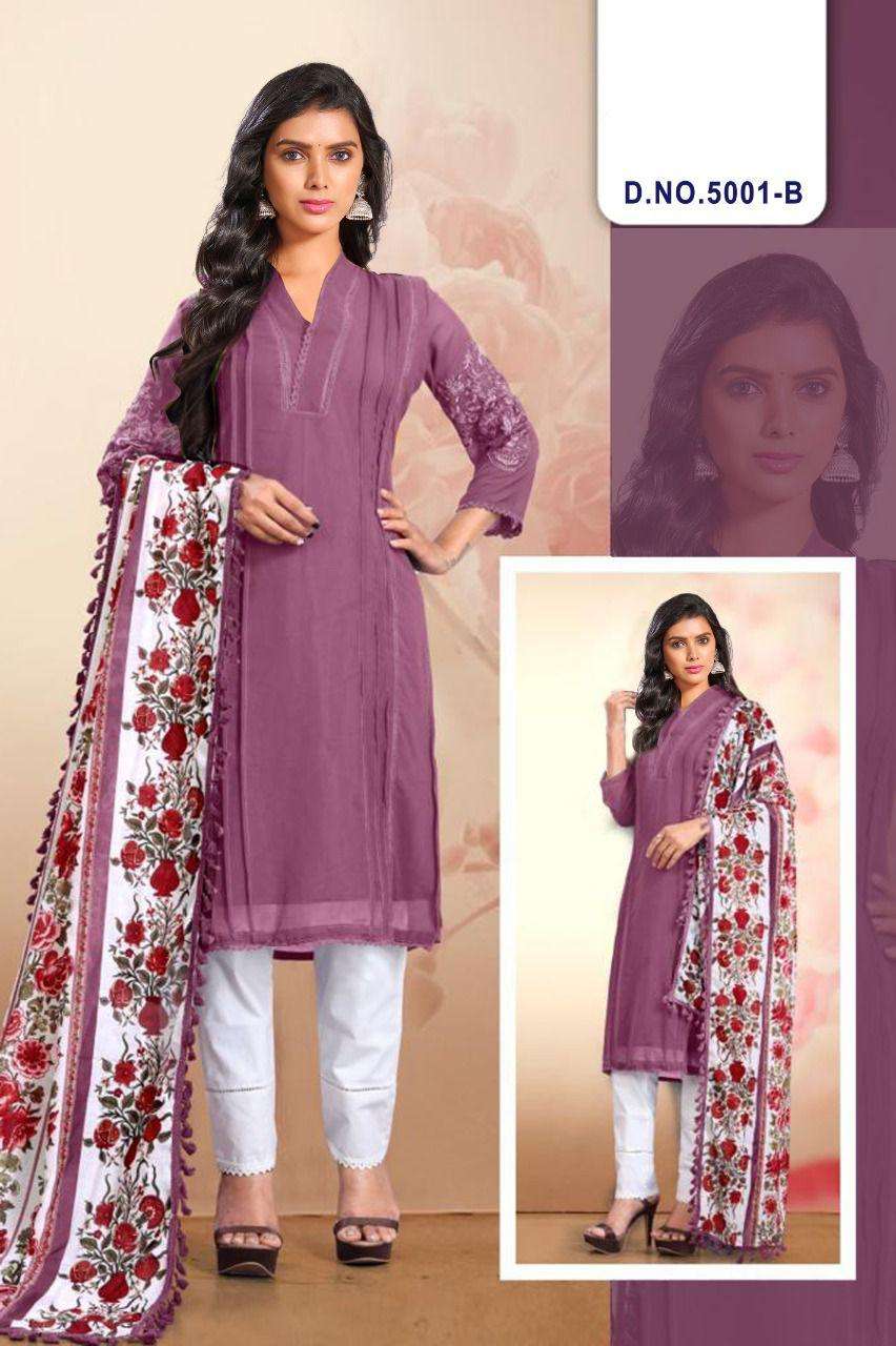 AGHA NOOR LUXURY PRET COLLECTION DESIGNER FAUX GEORGETTE SUIT 