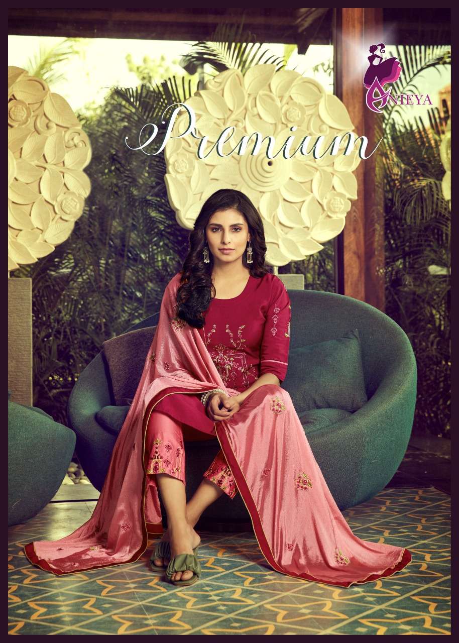 anieya premium series 1001-1005 pv silk readymade suit 