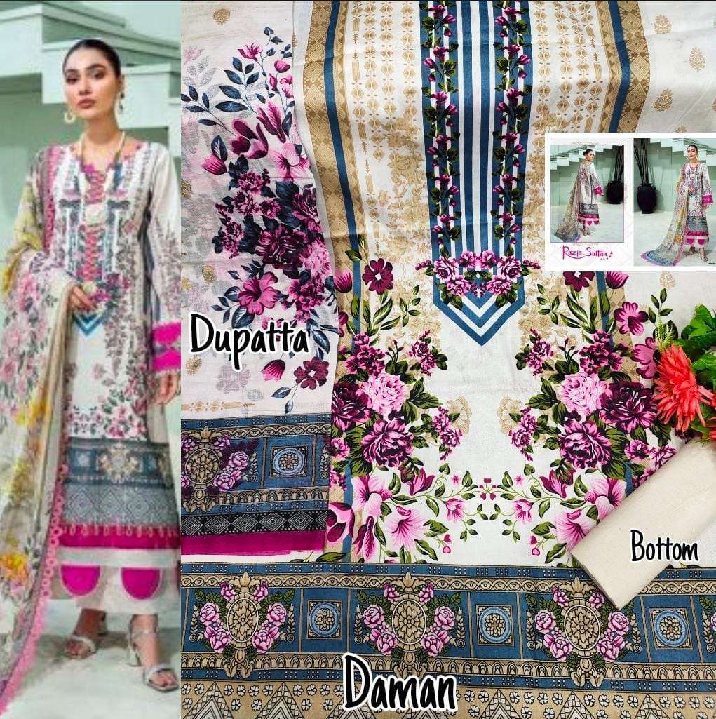 apana cotton razia sultan 34 pure cotton suit