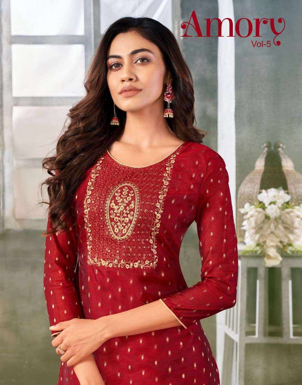 artio amory vol 5 series 34001-34010 modal silk kurti