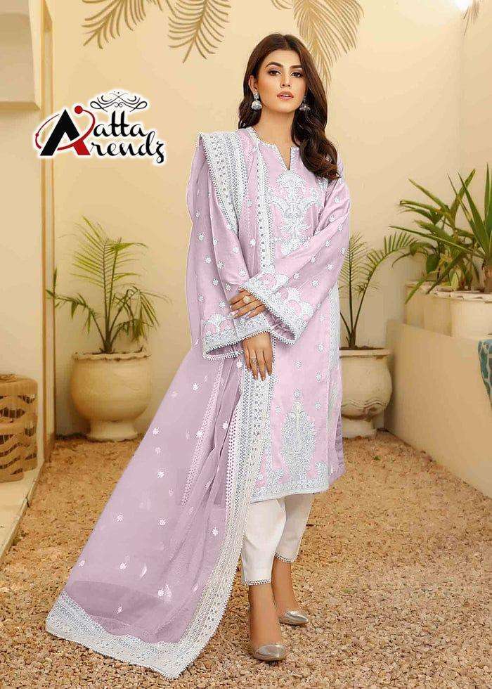 atta trendz 2710 Pure Georgette readymade suit 