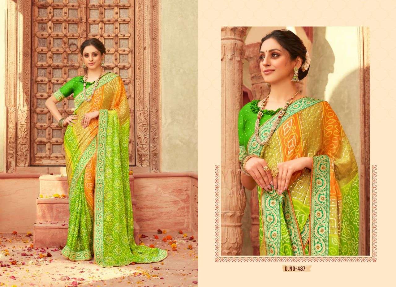 Shop Jaipuri Bandhani Sarees for Women Online from India's Luxury Designers  2024