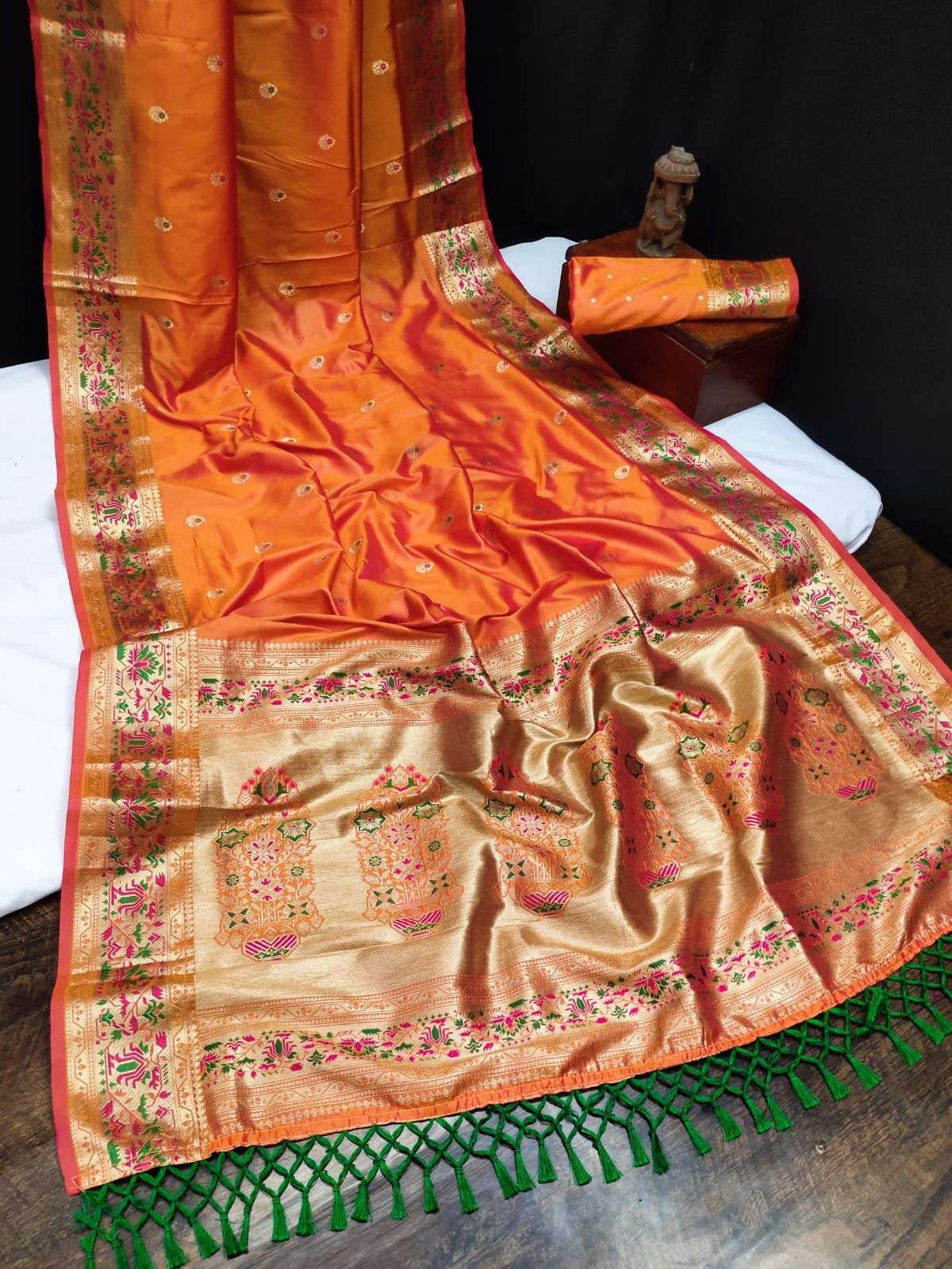 BT-10 SOFT BANARASI SILK PAITHANI SAREE 