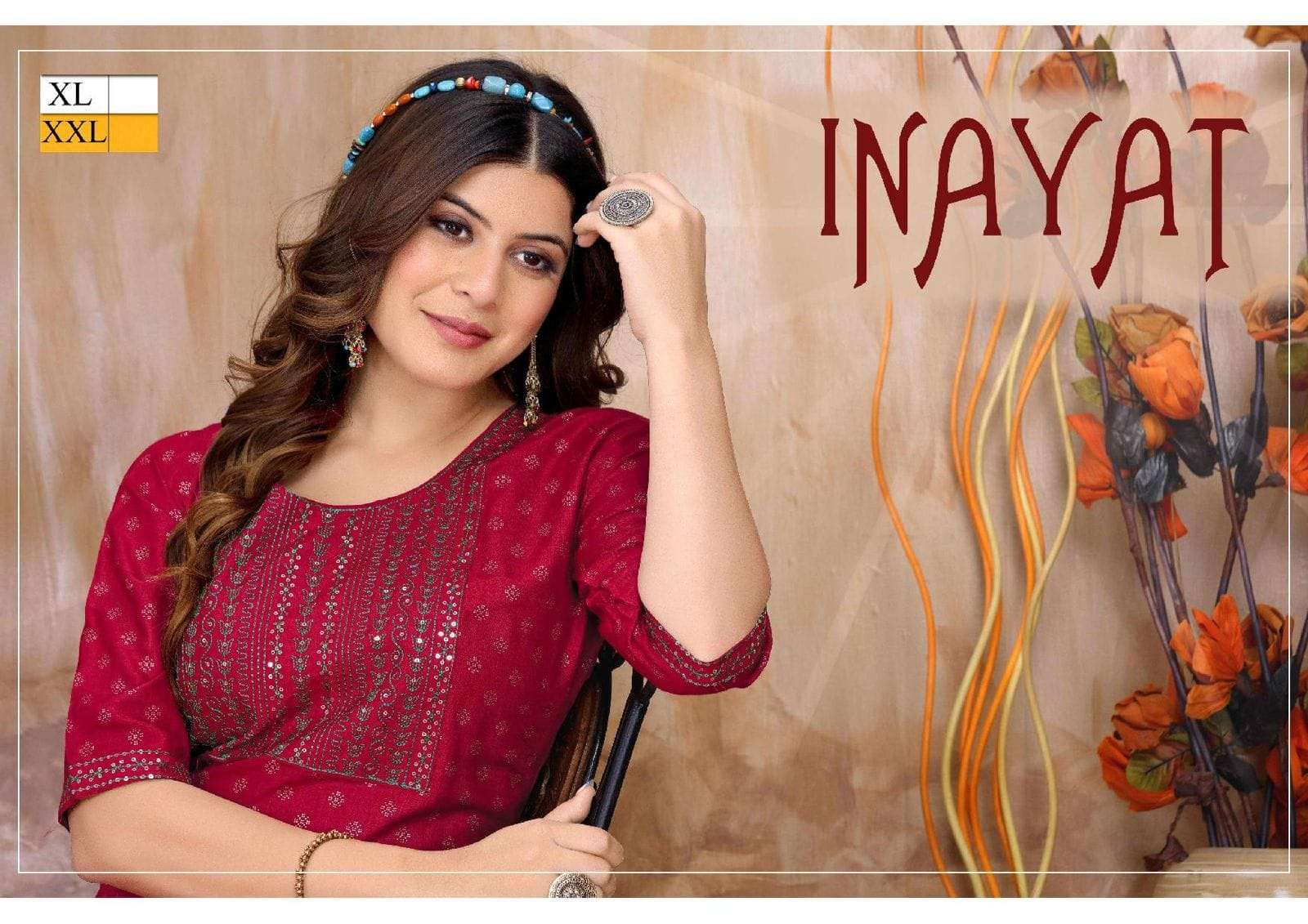 golden inayat sequence series 3001-3010 heavy rayon slub kurti 