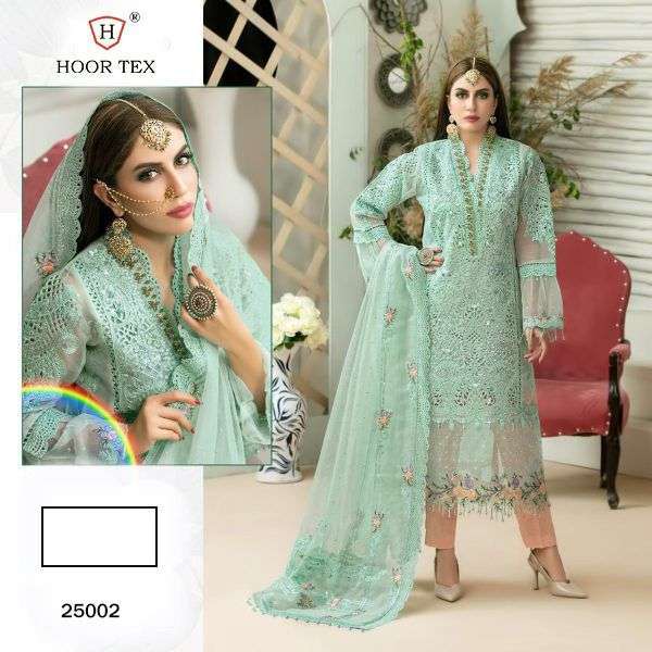 hoor tex 25002 heavy net embroidery pakistani suit