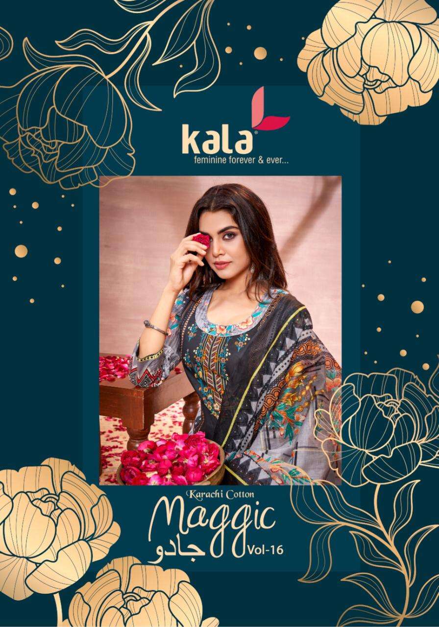 Kala Maggic Vol-16 series 3701-3712 pure cotton suit 