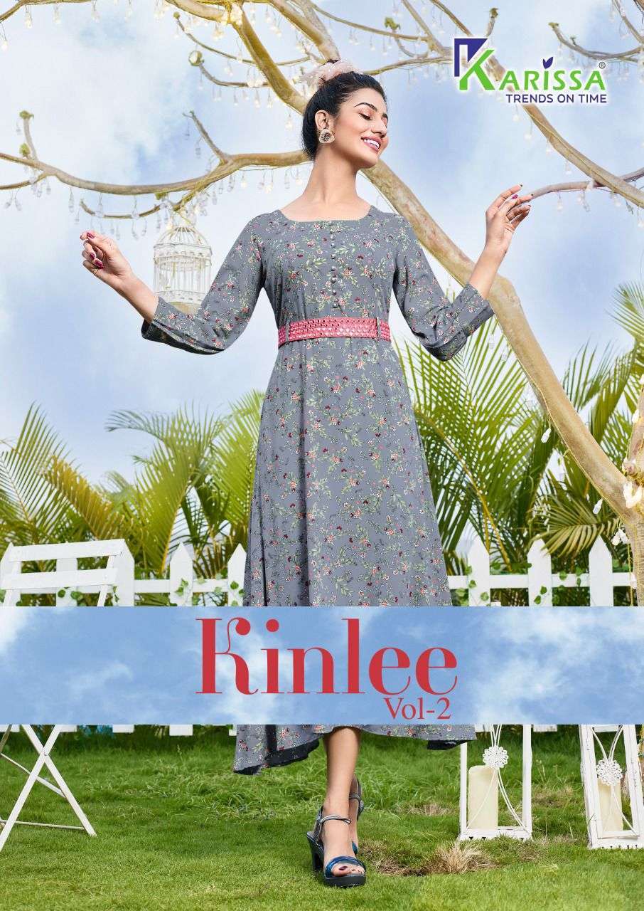 karissa kinlee vol 2 series 201-204 premium pure rayon kurti 