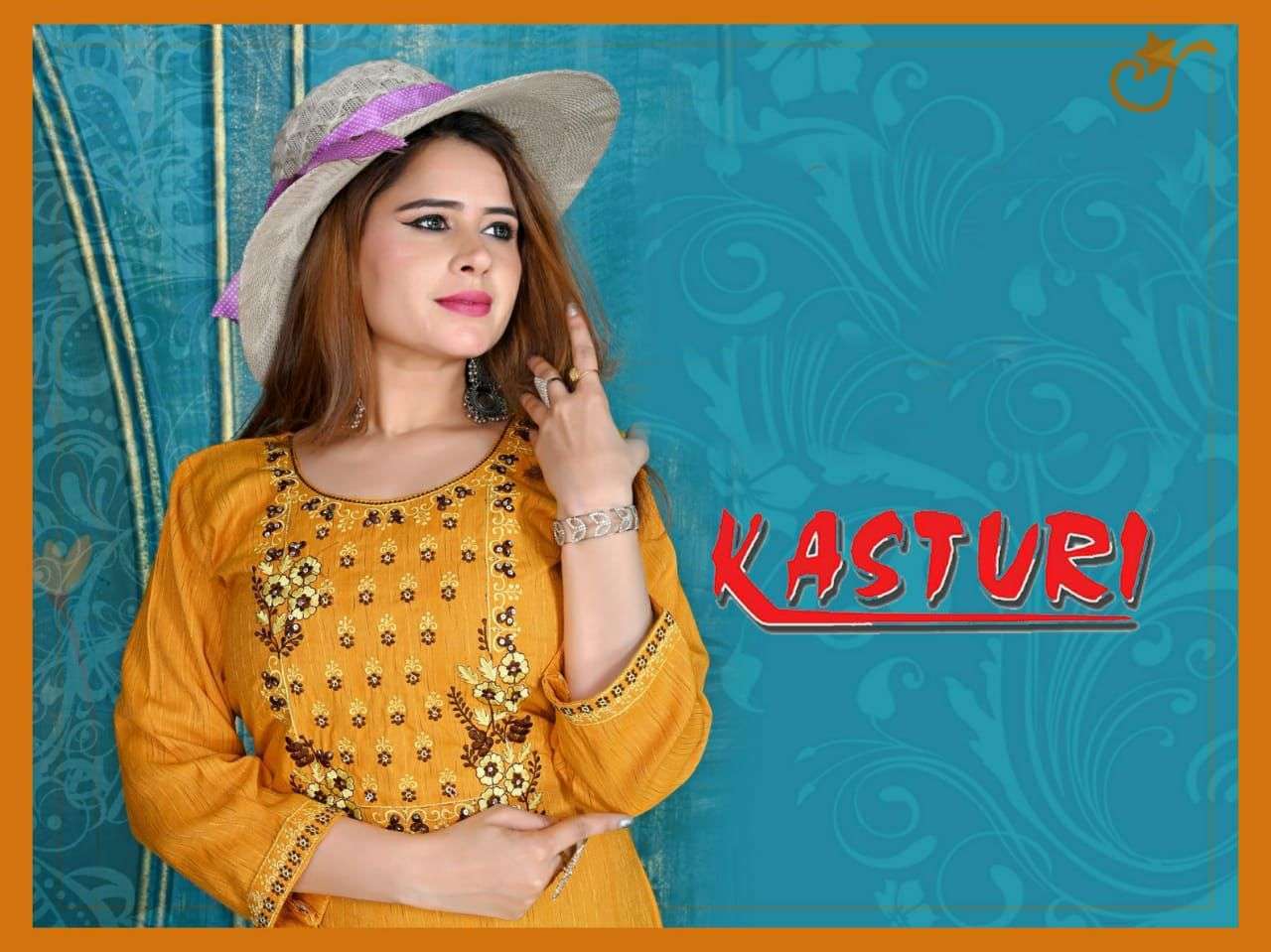 kasturi vol 1 heavy rayon dobby kurti