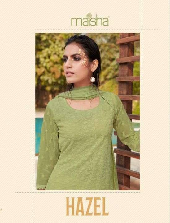 MAISHA HAZEL DESIGNER HEAVY GEORGETTE SUIT 