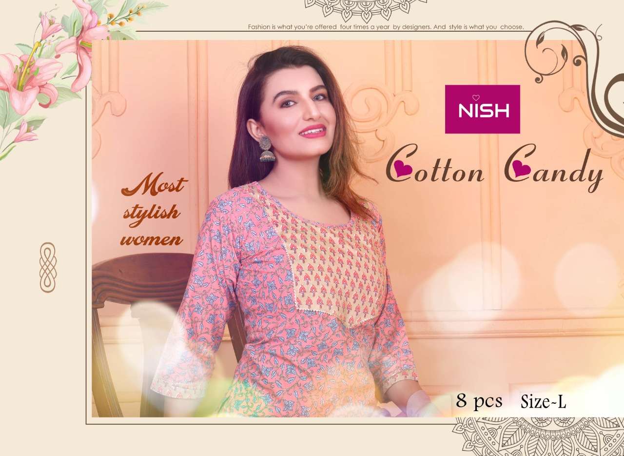nish cotton candy vol 2 series 001-008 heavy cotton cambric readymade suit 