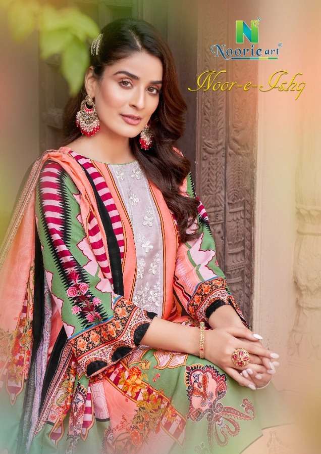 noorie art noor e ishq series 1001-1006 pure superior jam satin suit