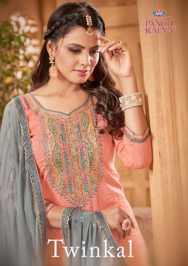 panch ratna twinkal series 11901-11905 Heavy Parampara Silk suit