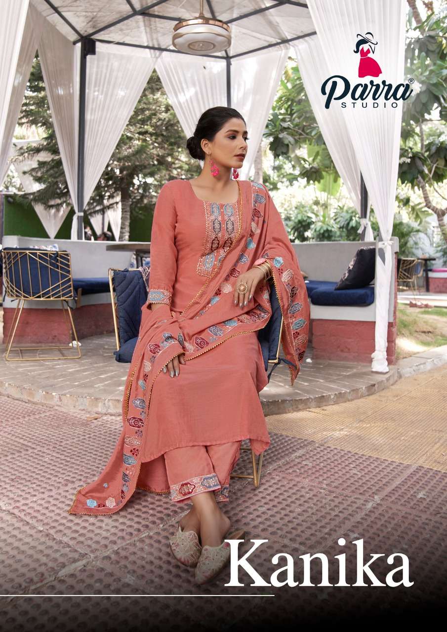 parra studio kanika vol 1 series 1001-1006 muslin readymade suit