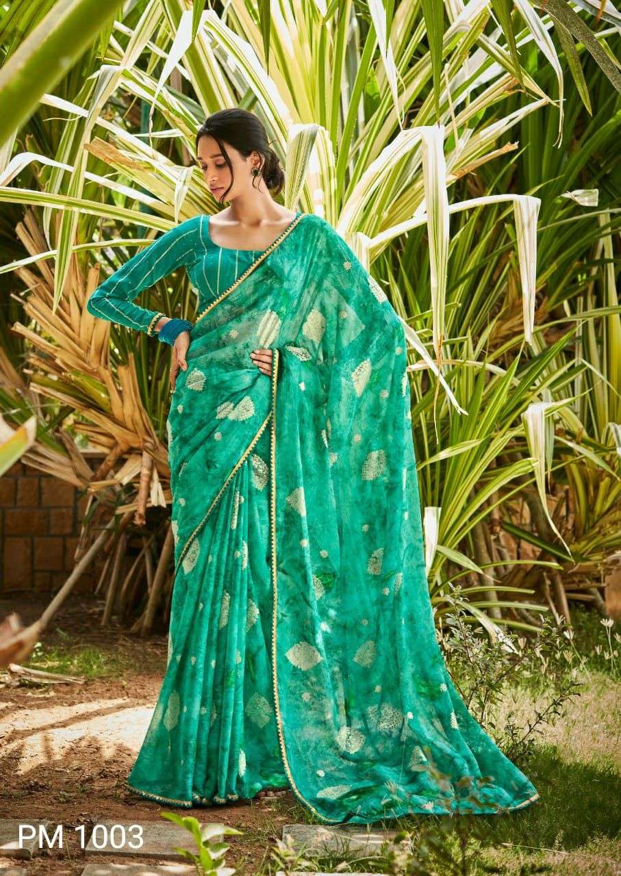 PREMAM DESIGNER PURE CHIFFON SAREE 