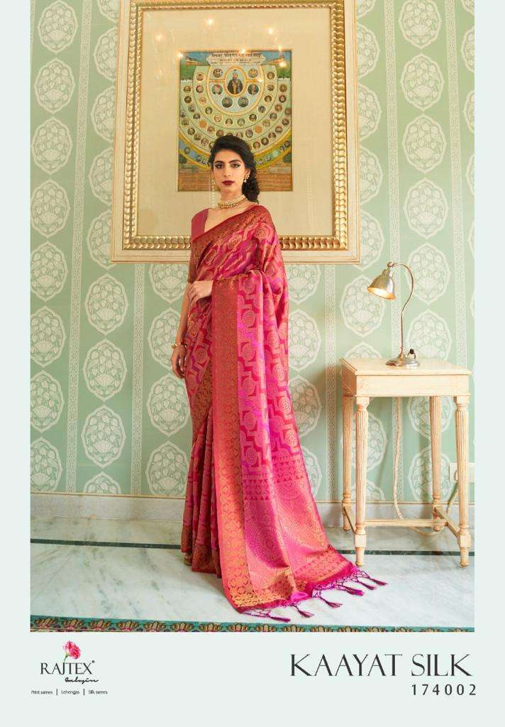 Rajtex Kaayat Silk series 174001-174006 handloom weaving saree