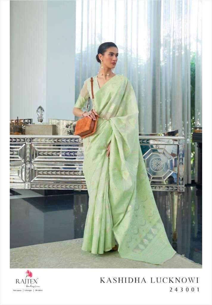 rajtex kashidha lucknowi series 243001-243006 Modal Weaving saree