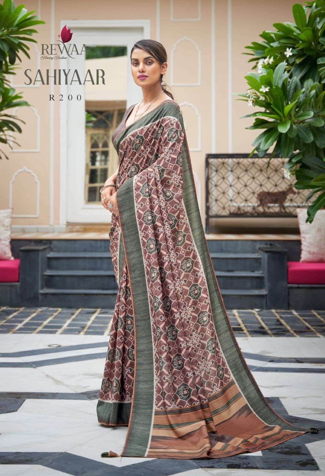 REWAA SAHIYAAR DESIGNER SOFT SILK SAREE 