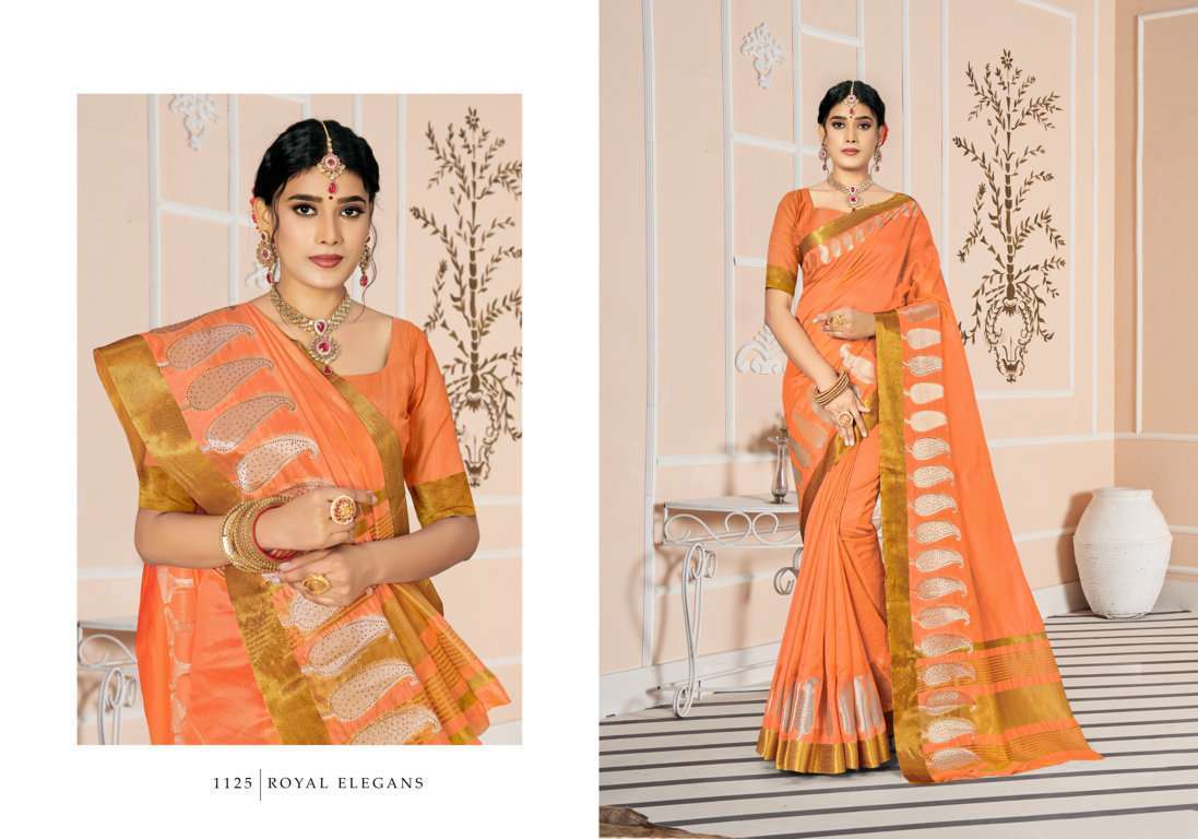 riwazo meera series 1125-1130 cotton woven saree