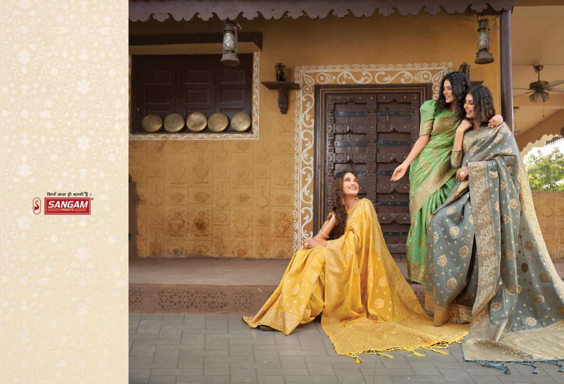 sangam prints hastkala cotton designer saris wholesaler