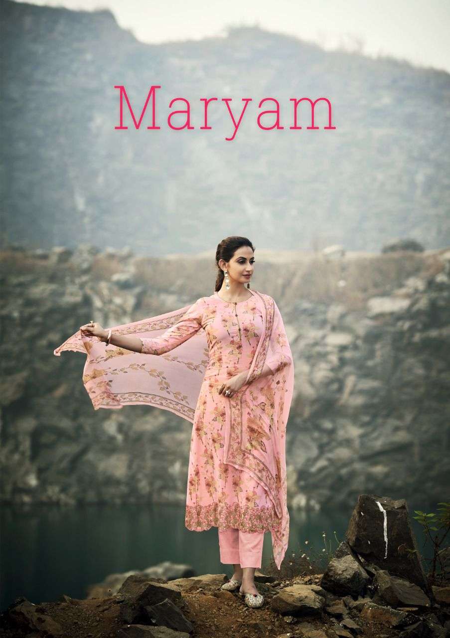 sargam maryam series 287001-287006 pure lawn suit 